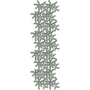 Fancy Allover Embroidery Design 13858