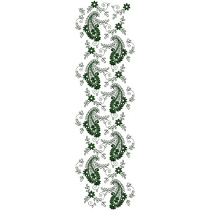 Fancy Embroidery Allover Design 13894