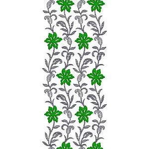 Dress Batik All Over Embroidery Design 16650
