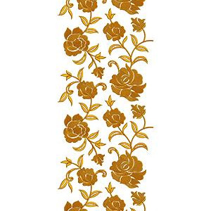 Rose Flowers Bouquet Embroidery Design 16934