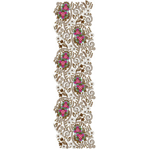 Pashtun Swat Valley Embroidery Design 17199