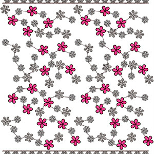 Flowers Wedding Allover Embroidery Design 20206