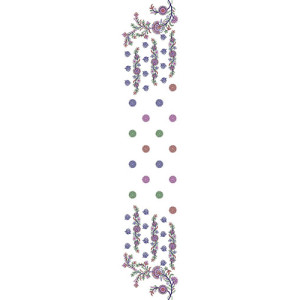 Chain Stitch Allover Embroidery Design 22555