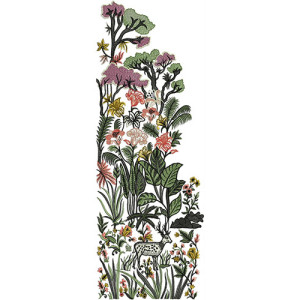 Forest Look Allover Embroidery Design 22556