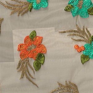 Superb Flower Allover Embroidery Design 22558