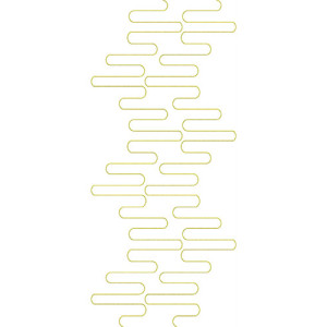 Simple Accent Graphic Animation Allover Embroidery Design 22806