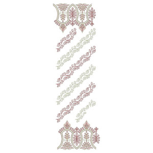 Chain Stitch Allover Embroidery Design 23242