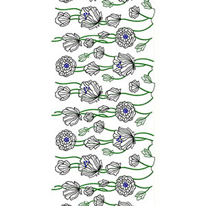 Flower Allover Embroidery Design 23375