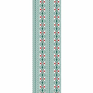 Elegant All Over Embroidery Design 23460