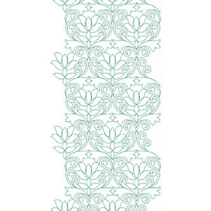 Lotus Chain Stitch All Over Design 23728