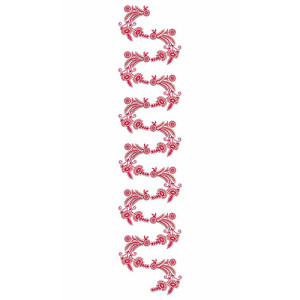 Graceful All Over Embroidery Design 23934