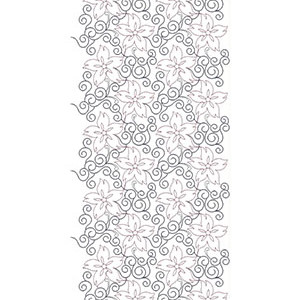 Chain Stitch Flower In Allover Embroidery Design 24378