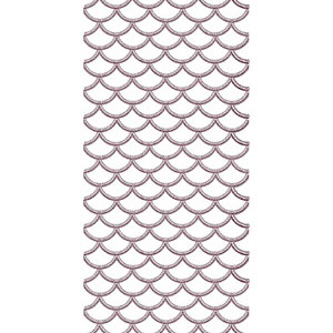 Semi Circle Line Allover Embroidery Design 24382