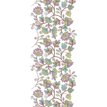 Woman Kashmiri Shawl Embroidery Design 25029