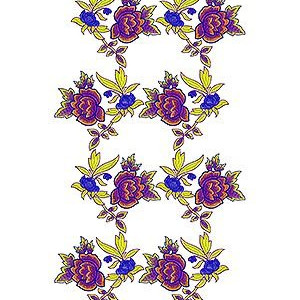 Casual Jersey Dresses Embroidery Design | Allover | Garment | Lump