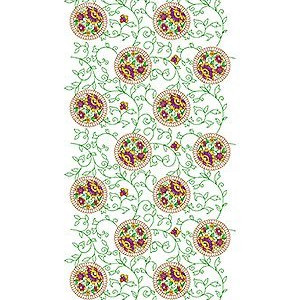 Tunisian Garment Art Embroidery Design