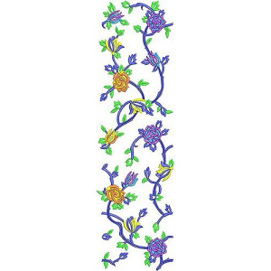 Shift Dress Garment Embroidery Design