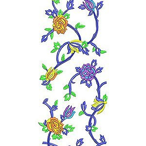 Shift Dress Garment Embroidery Design