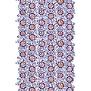 Organza Wedding Fabric Allover Design