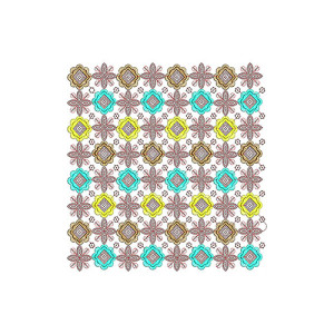 Flattering Princess Skirt Embroidery Design