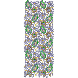 Women's Floral Skirt Allover Embroidery Design