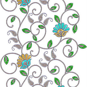 African Clothing Garment Embroidery Design