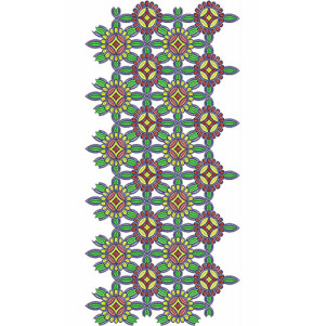 Fashion Garment Embroidery Machine Design