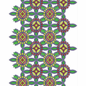 Fashion Garment Embroidery Machine Design