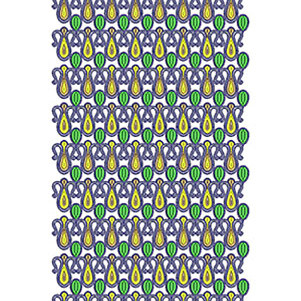 Navy Tulle Skirt Garment Embroidery Design