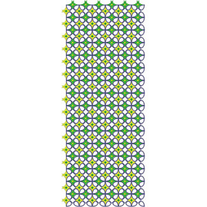 Mogul Maxi Skirt Allover Embroidery Design