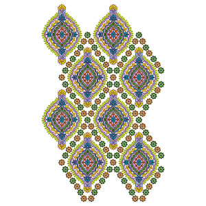 Maxi Dress Skirt Embroidery Garment Design