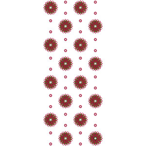 High Waist Pencil Skirt Allover Design