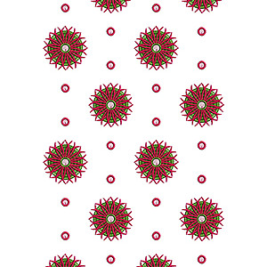 High Waist Pencil Skirt Allover Design