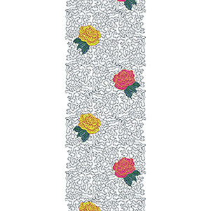 Pretty Floral Allover Embroidery Design