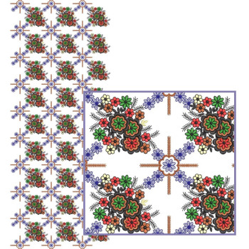 Hand All Over Embroidery Design