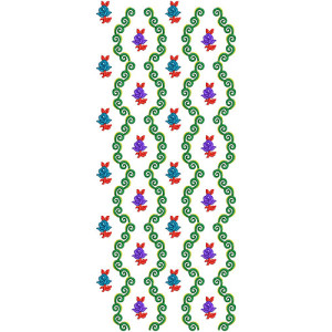 8700 Allover Embroidery Design