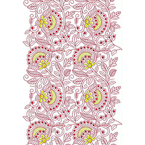 All Over Embroidery For Wedding Dress