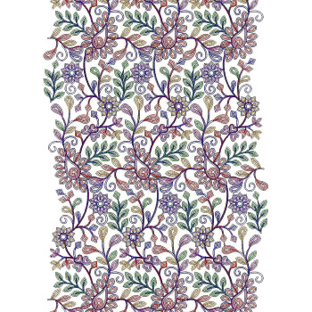 Chain Stitch Shawl Embroidery Design