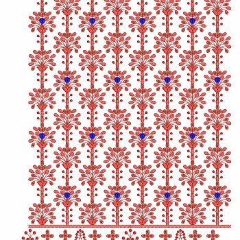 Curtain Allover Embroidery Design 25670