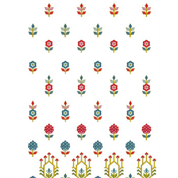 Daisy Flower Type Of Sequins Embroidery 24983