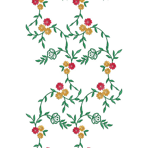 Embroidery Design For Indo Western