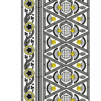 Fantasy All Over Lace Embroidery Designs 25668