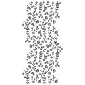 Full Cording Allover Embroidery Design 24682