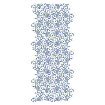 Heritage Style Allover Embroidery Design 25707