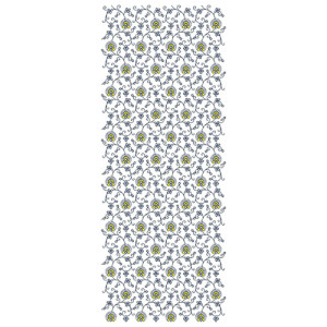 Leafy Swirl Allover Flat With Cording Embroidery Design 24675