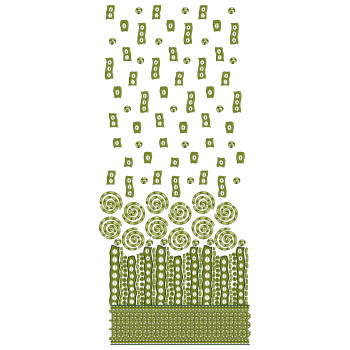 New Allover Embroidery Design 25736