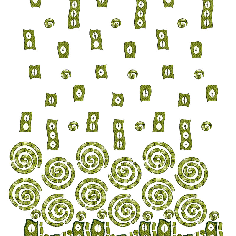 New Allover Embroidery Design 25736