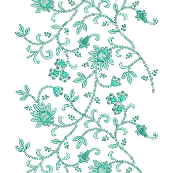 New Allover Heritage Embroidery Design 25708