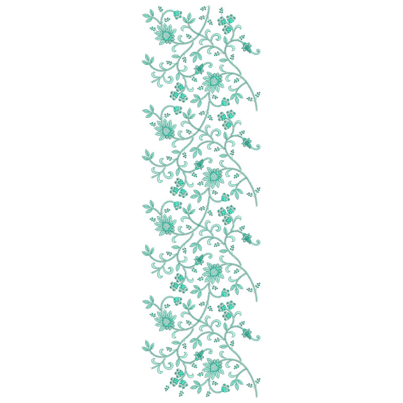 New Allover Heritage Embroidery Design 25708