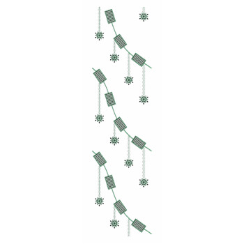 Reel Curtain Allover Embroidery Designs 25532